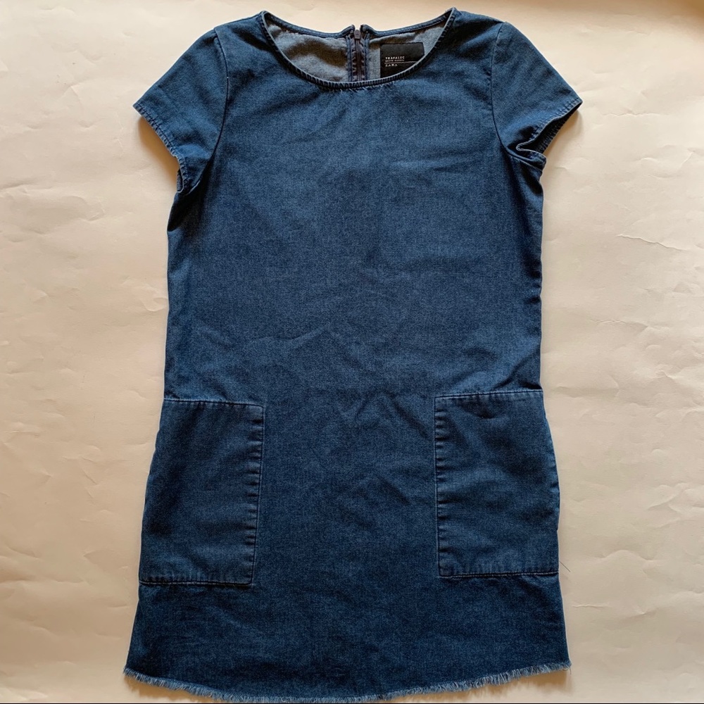 Zara Trafaluc denim dress size S
